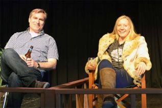 Marc Veno and Ellie Steele from "Here along the Flight Path"